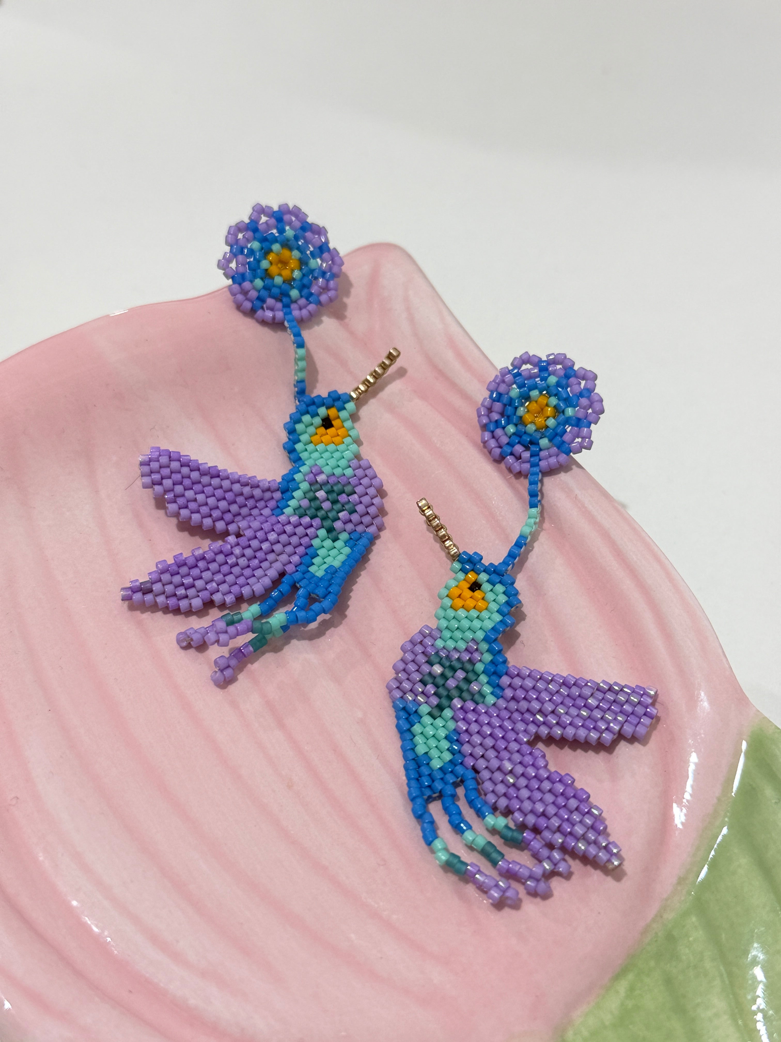Aretes Colibrí 2