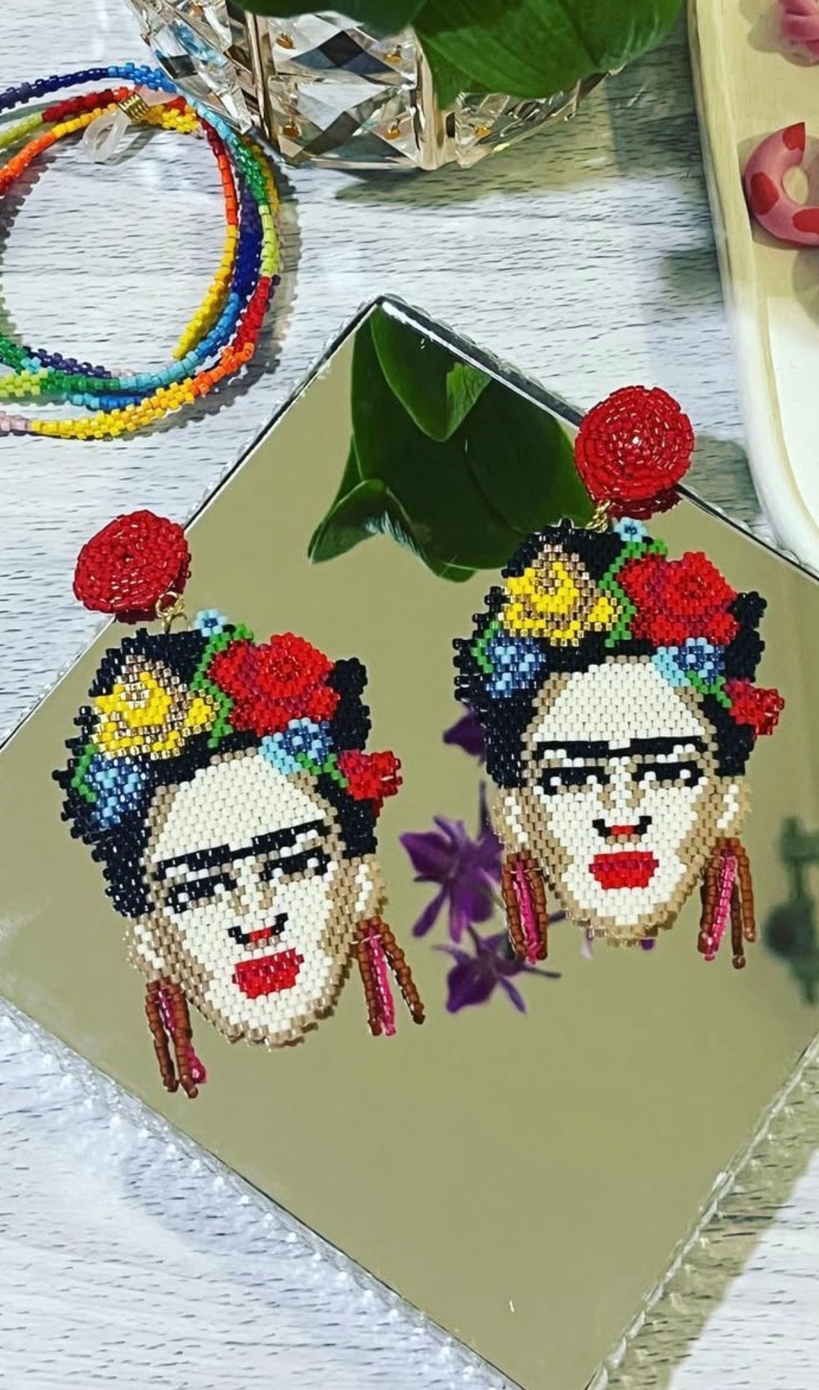 Aretes Frida Kahlo